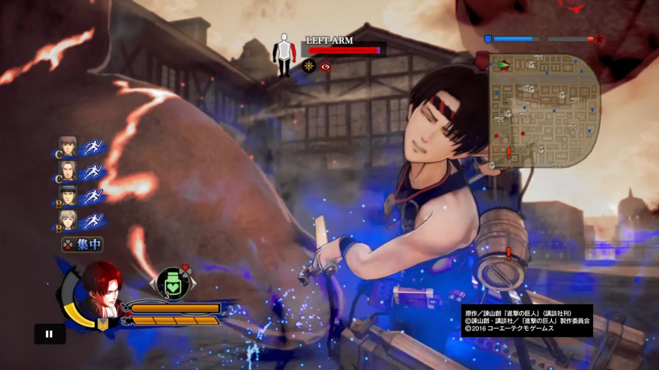 Levi battling in his “Festival” DLC costume continues to be a gem.More from