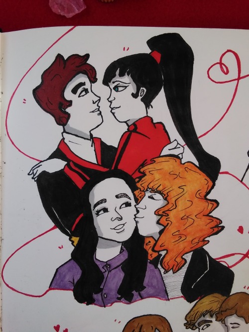 framboisemily: This was a small work I did for Valentine’s Day, only I forgot to upload it here tha