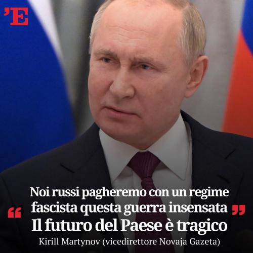 «La società russa non capisce ancora la portata della catastrofe militare in #Ucraina. 