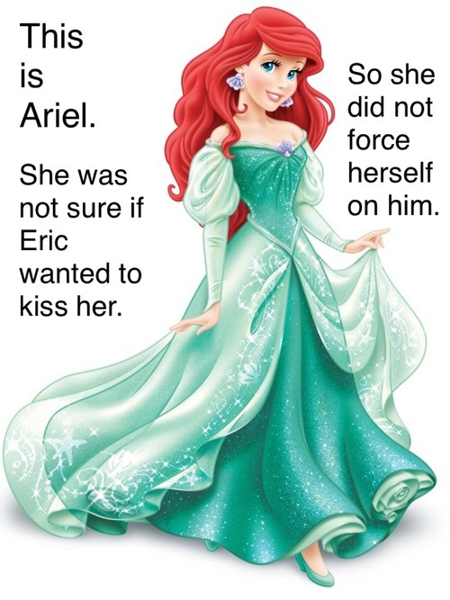 cerulean-tmp:disneyprincessglinda:Inspired by this post. Ignore the graphics, that is not the point.thank you for adding Ariel and making it a point that girls can be the ones to harass boys