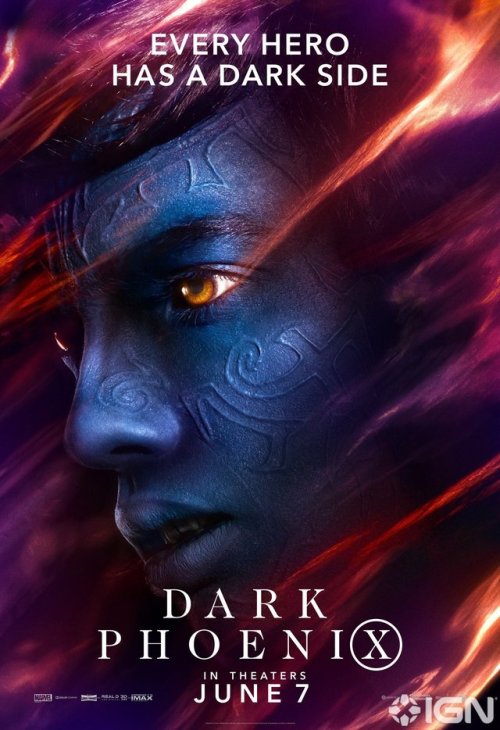 mister-wagner:Dark Phoenix character poster - NightcrawlerKurt with a dark side? Where?