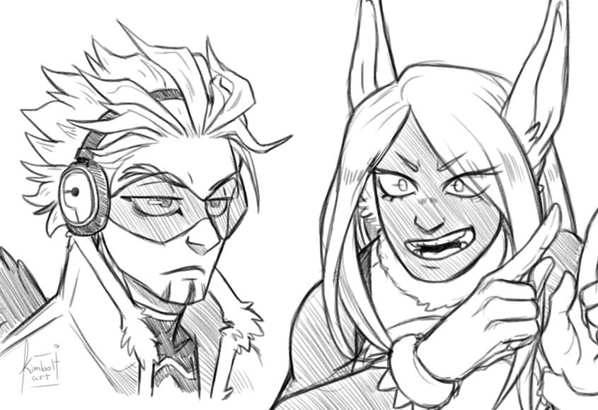 kimboltart:Some Sketches i made after recent chapters
