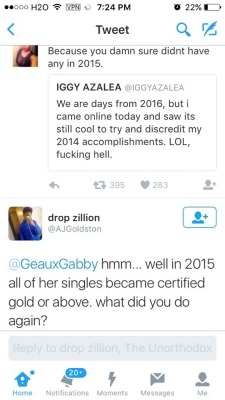 eroticismexpolored:  That was the greatest clapback of all time!!! It had Twitter going nuts for at least 30 minutes 