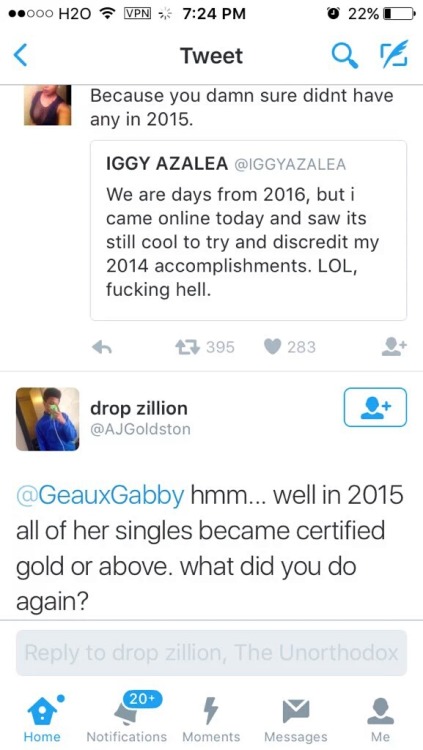 dynastylnoire: eroticismexpolored: That was the greatest clapback of all time!!! It had Twitter goin