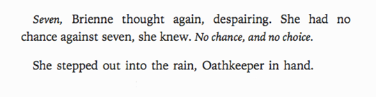 chickren: Brienne of Tarth       ↳ Goddamn Hero 