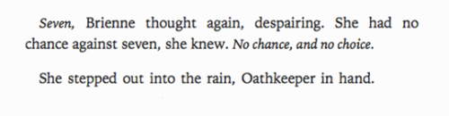 chickren: Brienne of Tarth       ↳ Goddamn Hero 