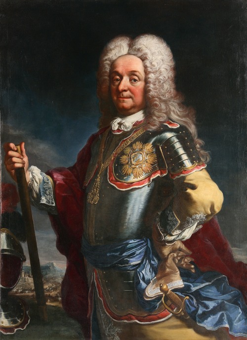 Bernhard Otto von Rehbinder by Martin van Meytens, 1728.