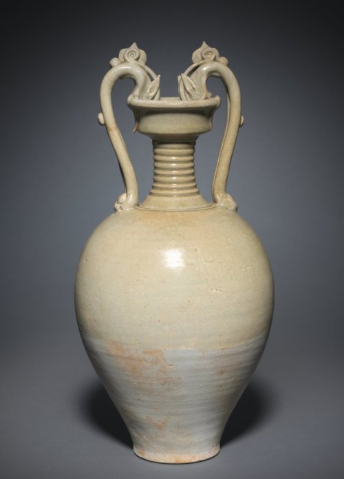 cma-chinese-art: Jar (Amphora) with Dragon Handles, 600s, Cleveland Museum of Art: Chinese ArtSize: 