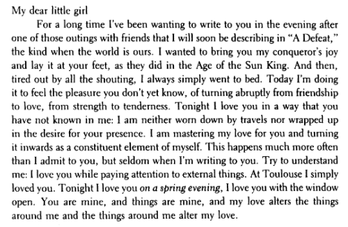 Jean-Paul Sartre’s letter to Simone de Beauvoir 