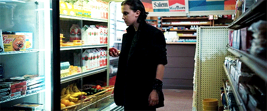 strangerthingsedits:  Eleven Back at it again with the Eggo-napping.