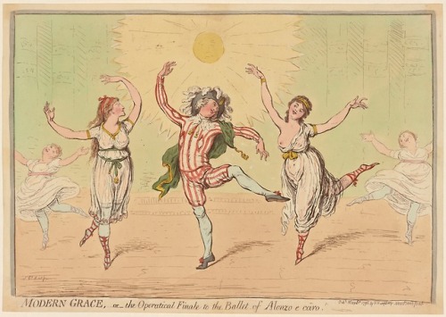Modern Grace, or the Operatical Finale to the Ballet of Alonzo e CaroJames Gillray (British; 1756–18