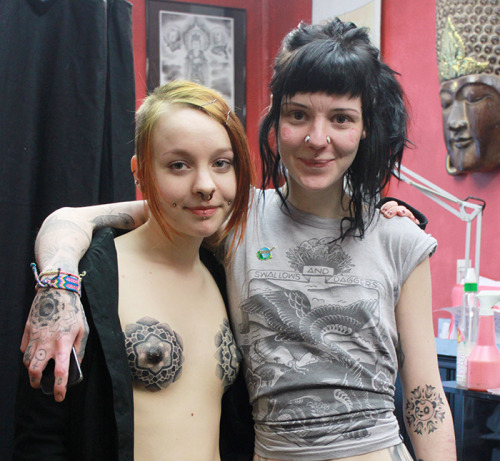 emberises: pinstripedbutton: My amazing boobs, done by Grace Neutral. (Do excuse my face) Hardcore O