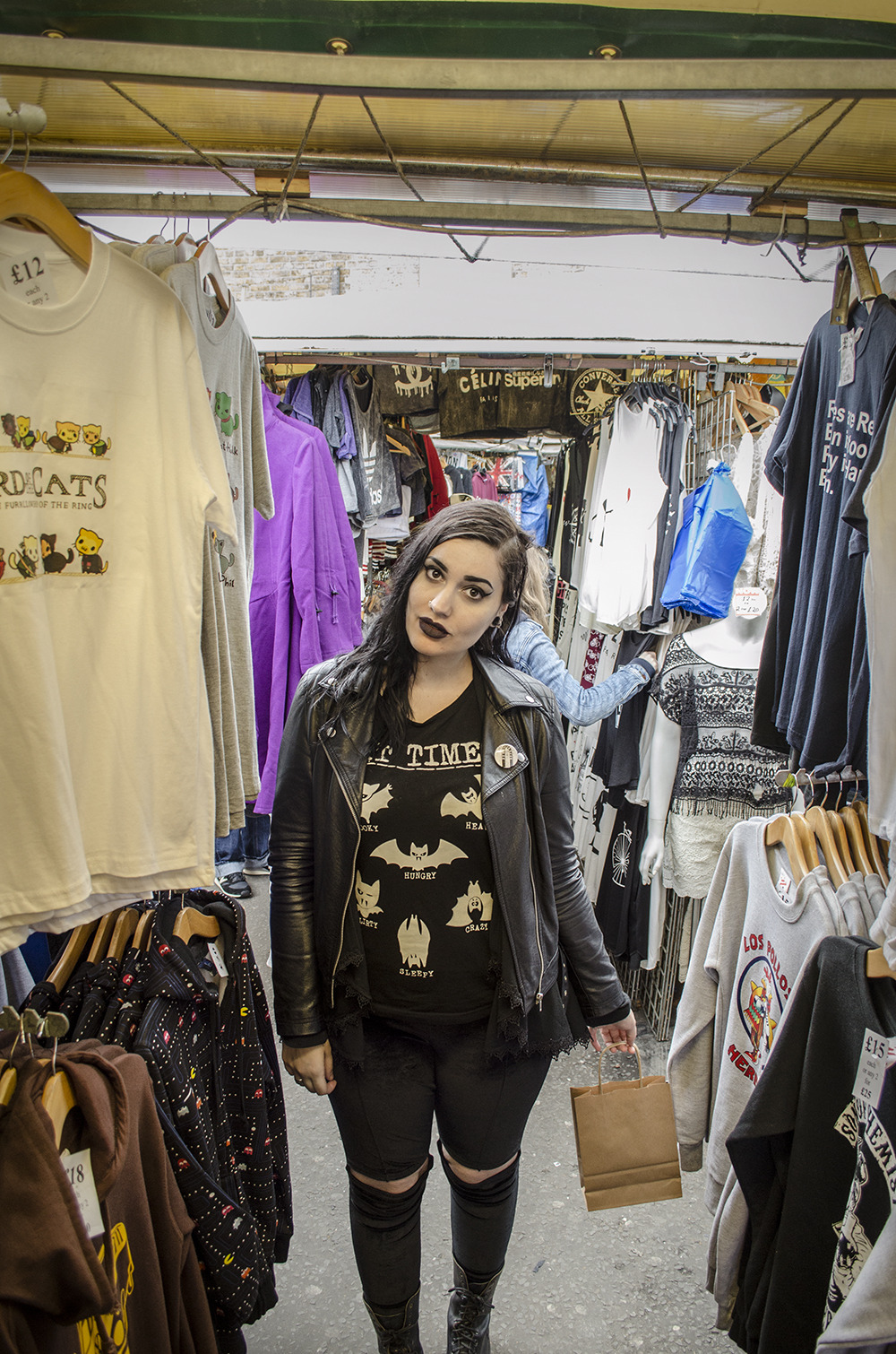 joanashino:  Camden Town, May 2015Also, behold my casual style and grease hair