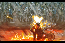 Just a paint-over of that amazing biker-cop-on-fire photo