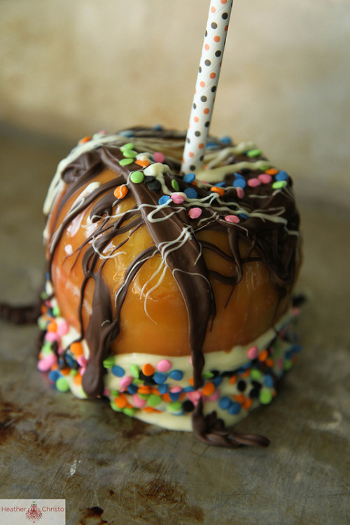 thecakebar:  Salted Vanilla Caramel Chocolate Apples Tutorial