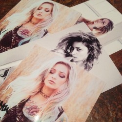 Some prints, Polaroids and posters shipping