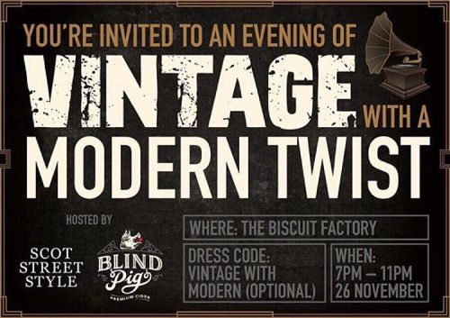 Get on the guest list: RSVP g@scotstreetstyle.com #blindpigcider #scotstreetstyle (at Biscuit Factor