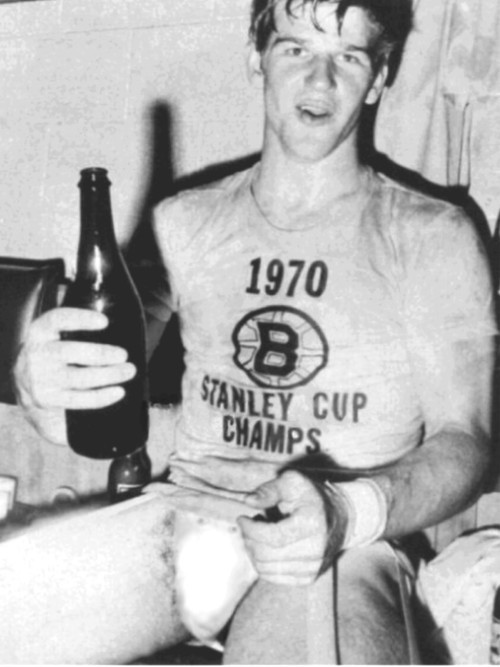 vintagesportspictures: Bobby Orr celebrating the Stanley Cup win (1970)