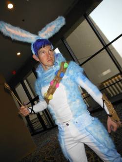 gaycomicgeek:  Easter Bunny - Rise of the Guardians Cosplay  www.gaycomicgeek.com