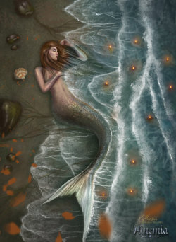 celtic-forest-faerie:  {Fish At Shore} by {Maril1}