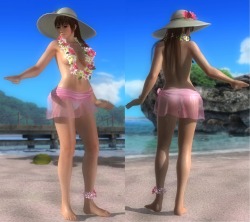 themeddleroftrousers:Dead or Alive 5 Last Round Pre-Order Beach Outfits Part 2