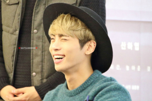 When Jjongie Gets Real Happy And His Face Does The Scrunch Thing