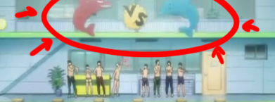 eclair-butts:  has anyone already pointed out sasabes “oh so subtle” swim club