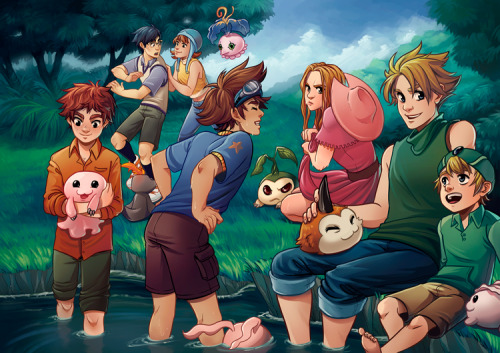 monkeyscandance: Digimon Adventures was one of my favourite series when I was a young teen and I sti