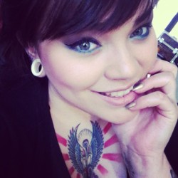 trashyvonhell:  #makeup #trashyvonhell #tattooedgirl