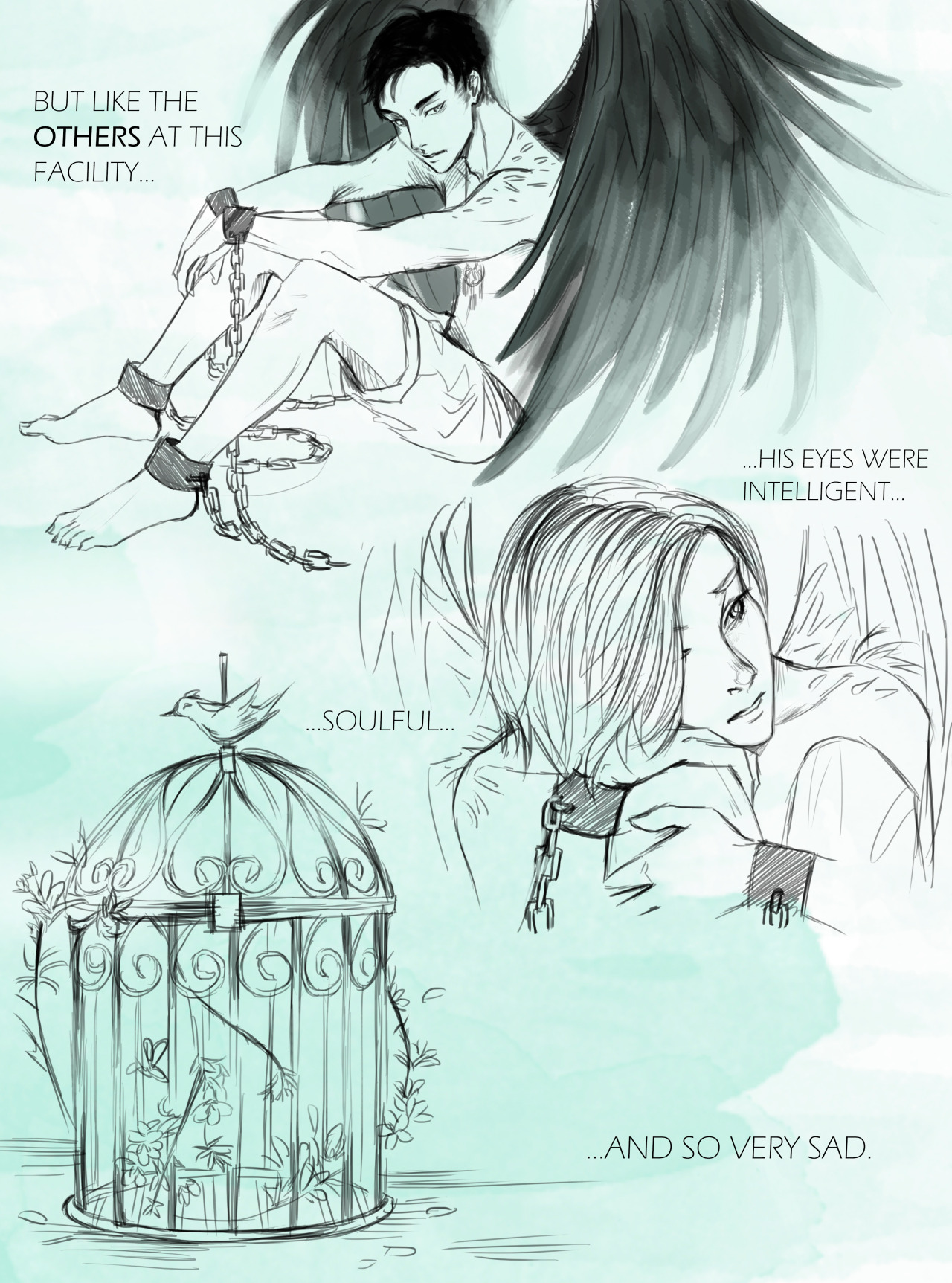 keyade: The YOI Avian AU I’ve been working on for a while! Those 2 are Otabek &amp;