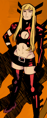 illyanapryde: illyana rasputin’s abs appreciation (ง︡’-‘︠)ง  (art by