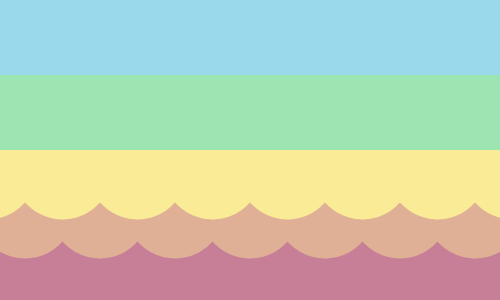 Lumibrous (top) and Solibrous (bottom) colour-swapped flags for anon! i did them two different ways.