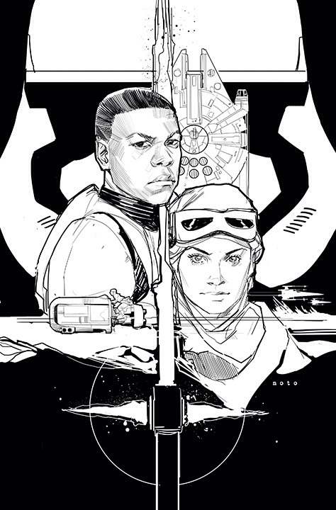 ungoliantschilde:  Star Wars Episode VII: the Force Awakens, by Phil Noto.