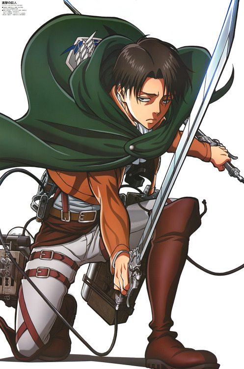 artbooksnat:  Attack on Titan (進撃の巨人)Levi porn pictures