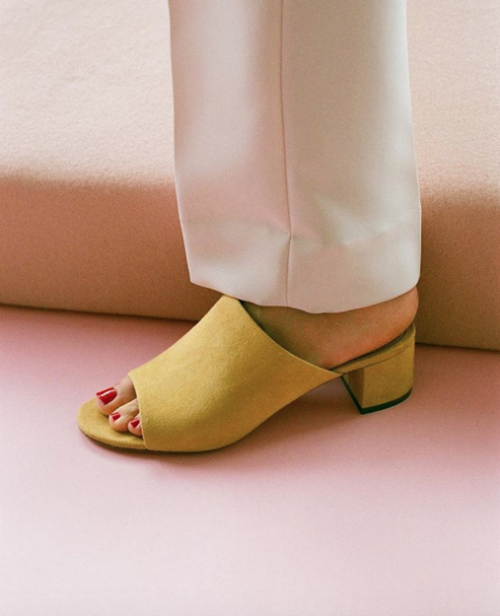 via @mansurgavriel SUN MULE SPRING 2016