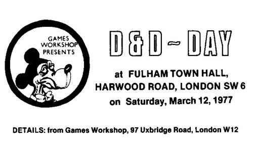 Subversive little Games Workshop, promoting their recent shift from making backgammon boards to dist