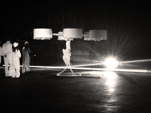 ladyxgaga:  First photos of Gaga’s Volantis, the world’s first flying dress. 