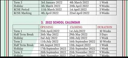 2022- 2023 School Calendar