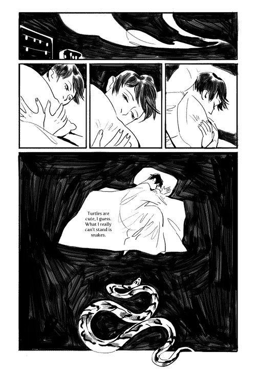 lalage: “goodnight” old kinara fancomic; beware of snakes and other suggestive imag