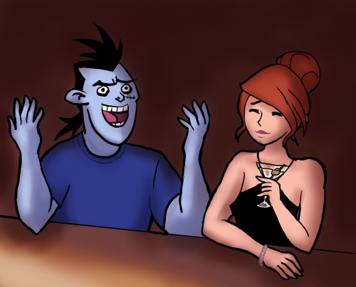 Kim: Uh&hellip; don&rsquo;t tell me you&rsquo;re my date?Drakken: K-Kim Possible?!Kim: &hellip;Is no