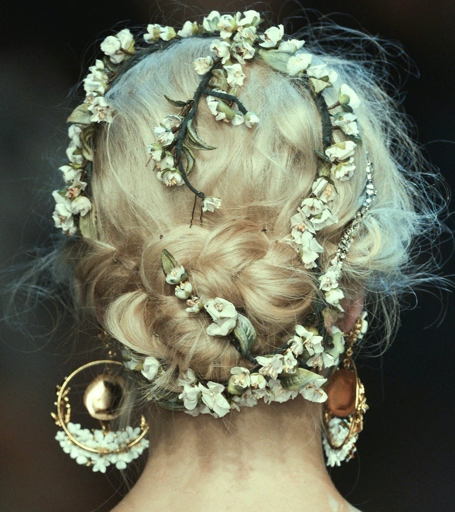 highqualityfashion:  Hair at Dolce &amp; Gabbana SS 14