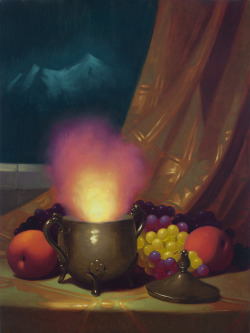 megan-ellen-m:  Still Life with Cauldron18″ x 24″oil on linen2017