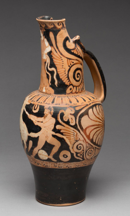 centuriespast: Etruscan (Faliscan)Oinochoe (Pitcher), ca. 325 BCRed-figure terracotta Milwaukee Art 