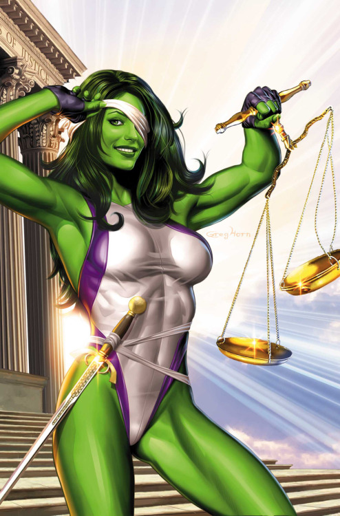 Porn rule34andstuff:  Wonder Woman Vs. She-Hulk. photos