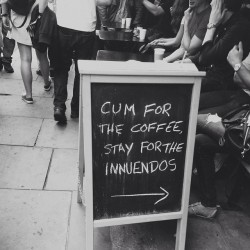 Sounds like the perfect coffee shop for us….💋