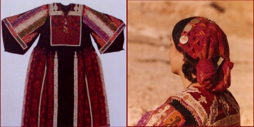 mod-e-boteh:Palestine Fashion Week: Palestinian Dresses and Headresses from the Widad Kawar Arab Her