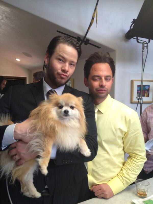 picklesandwine:  Ike Barinholtz + Animals (x)  Owley in a Towely (x)  Sea Dog (x)