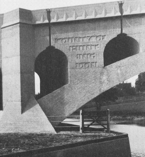 modernism-in-metroland: Wansford Bridge, Cambridgeshire 1925-28 Maxwell Ayrton &amp; Owen Willia