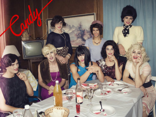 malesoulmakeup:  Casa Susanna. Homage by Candy Magazine  Coming Soon Casa Susanna on Malesoulmakeup