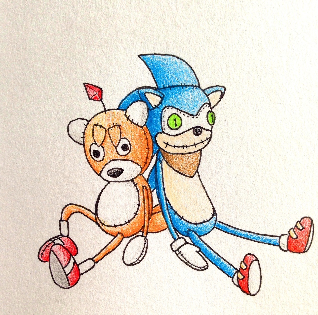 Tails doll and curse (art found on Reddit) - Imgflip